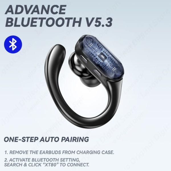 Fone de ouvido Lenovo XT80 à prova d'água - Imagem 2