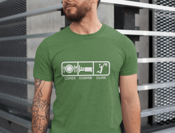 Camiseta Unissex - Comer, Dormir, Dunk - Imagem 3